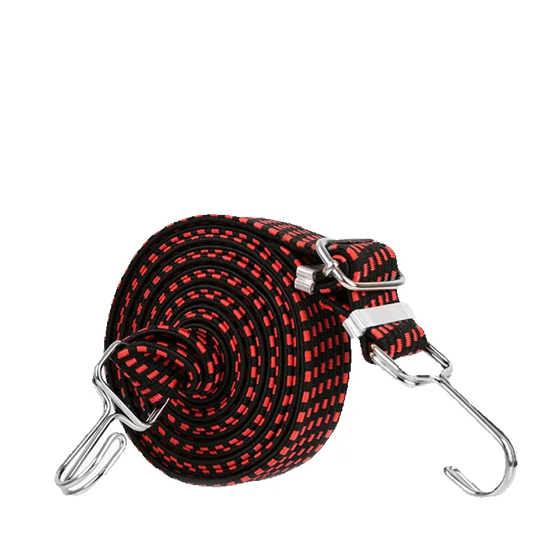 Electric motorcycle strap elastic cow tendon binding hook cargo pulling rubber band rope_voghion.com