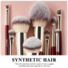 BEILI Soft 8/9/15/30 Makeup brush for foundation make-up concealer eye shadow eyebrow eyelash eyeliner brush multi-function comb 4