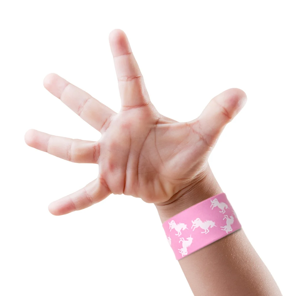 Unicorn Pattern Bracelets Silicone Lining Wristband Patting Hand Band Party Favor Gift for Children Kids