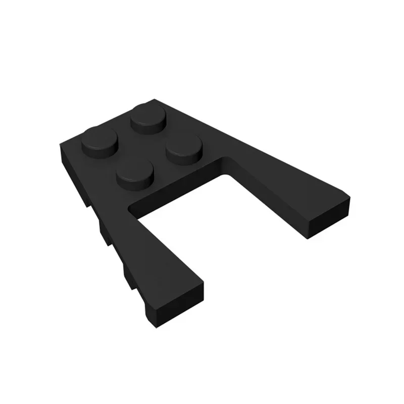 MOC 10PCS DIY 하이테크 43719 웨지 4X4 플레이트 보드 브릭 매력적인 클래식 적응형 블록 장난감 성인 소년 선물