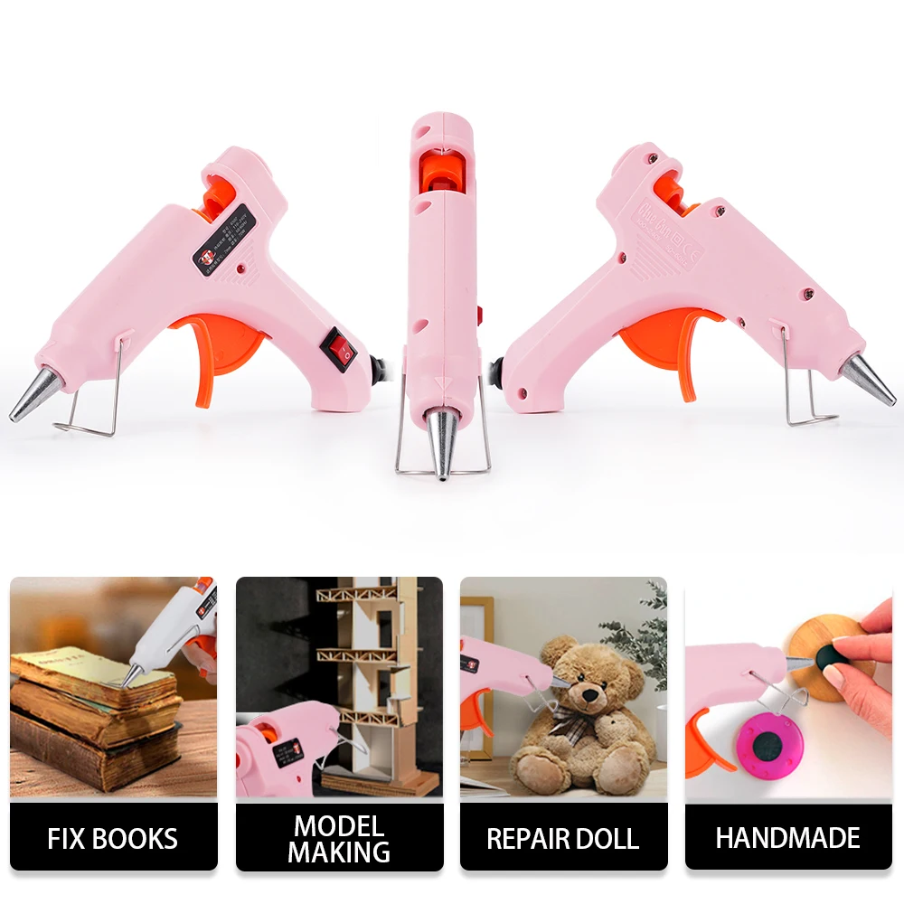90W Hot Melt Glue Gun with Switch for 7mm Glue Stick Mini Indusrial Adhesive Hot Gun Electric Heat Temperature Gun Repair Tool 4