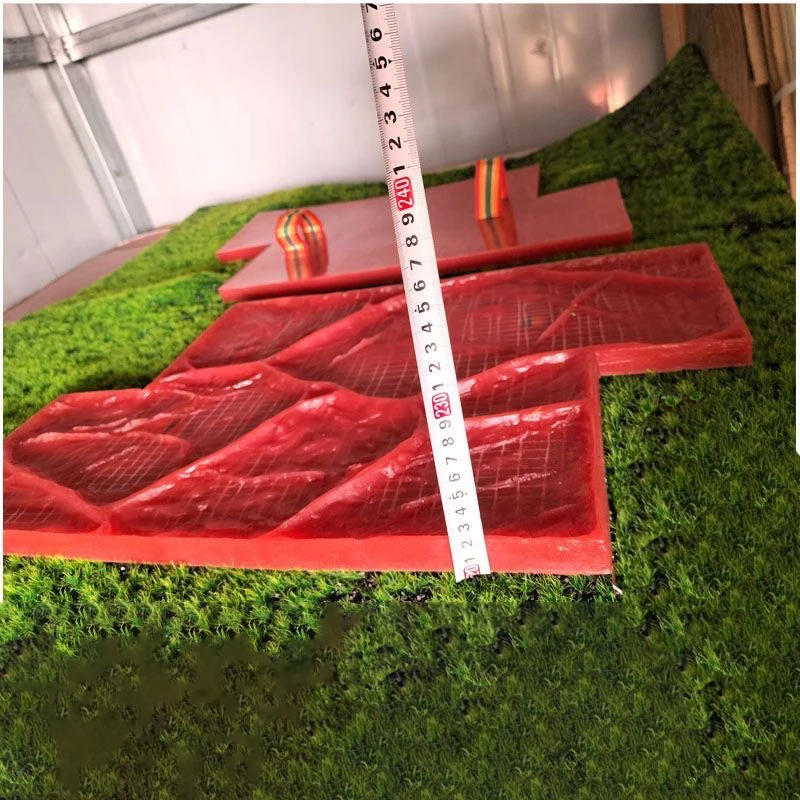 Stamp wall stone cement printing mold hand-pressed bluestone slab mold floor embossed cement ground courtyard simulation