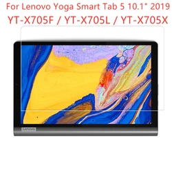 Premium 9H Tempered Glass Screen Protector for 10.1 - Inch Tablets - Bubble - Free Clear Film (YOGA Tab 5 10.1 2019)