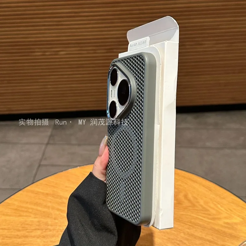 Magnetic Honeycomb Heat Dissipation Case with Metal Lens Frame and Button Shell