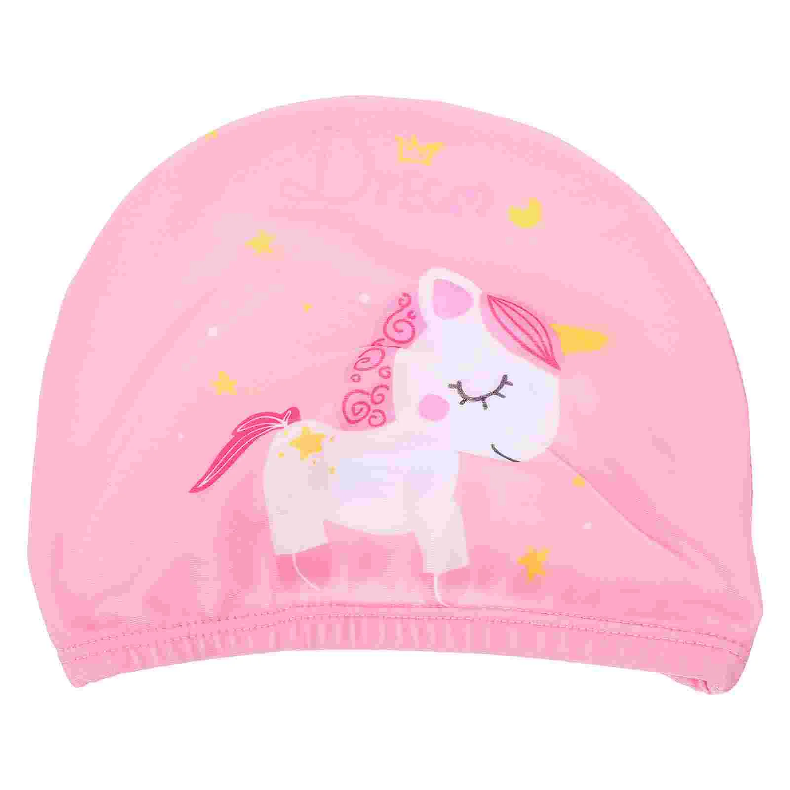 

Children's Swimming Cap Hats for Kids Lightweight Shower Caps Infant Cartoon Comfortable