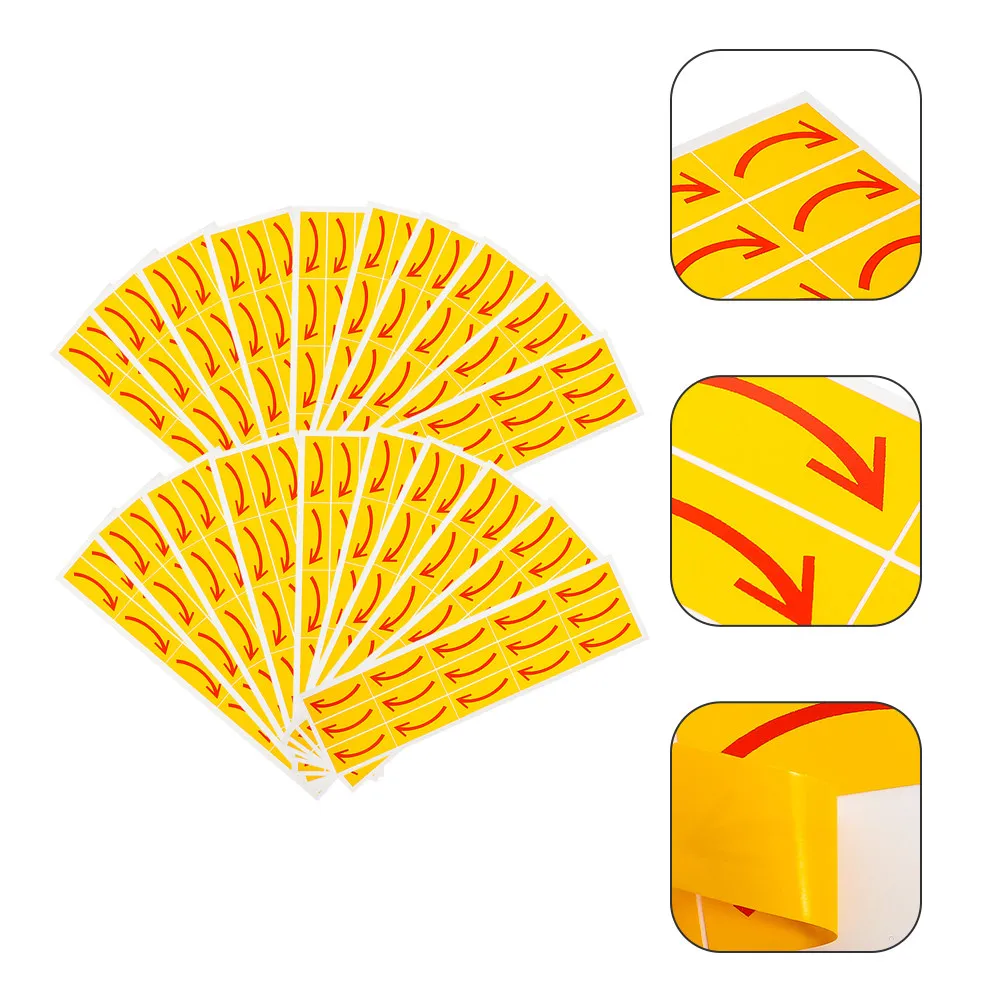20Pcs 화살표 스티커 데칼 사무실 창고 공장 학교 바닥 벽용 이동식 접착 방향..