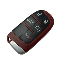 BEST KEY 4 + 1 5 ปุ่มรีโมทกุญแจรถกรณี Keyless สมาร์ทสําหรับ Dodge Dart Charger Challenger สําหรับ Chrysler 300 สําหรับ JEEP 4