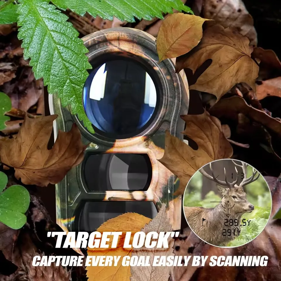 1000M Golf Hunting Laser Rangefinder with Angle Speed Height Distance Measurement and Continuous Scan for Hunting