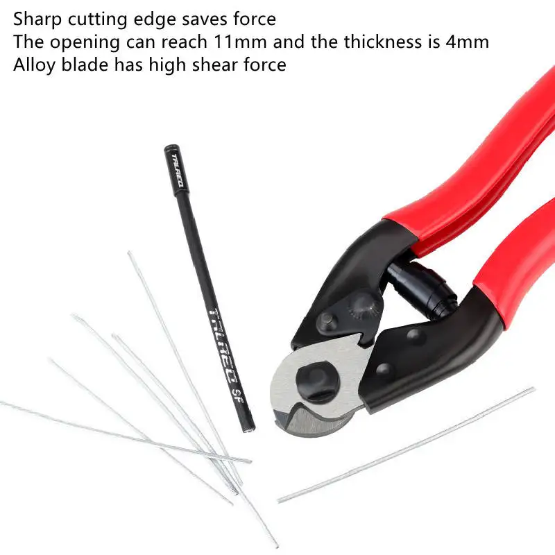 TOOPRE Mountain Bike Wire Pliers Bicycle Wire Cutters Brake Speed Change Tube Inner Multifunction Pliers