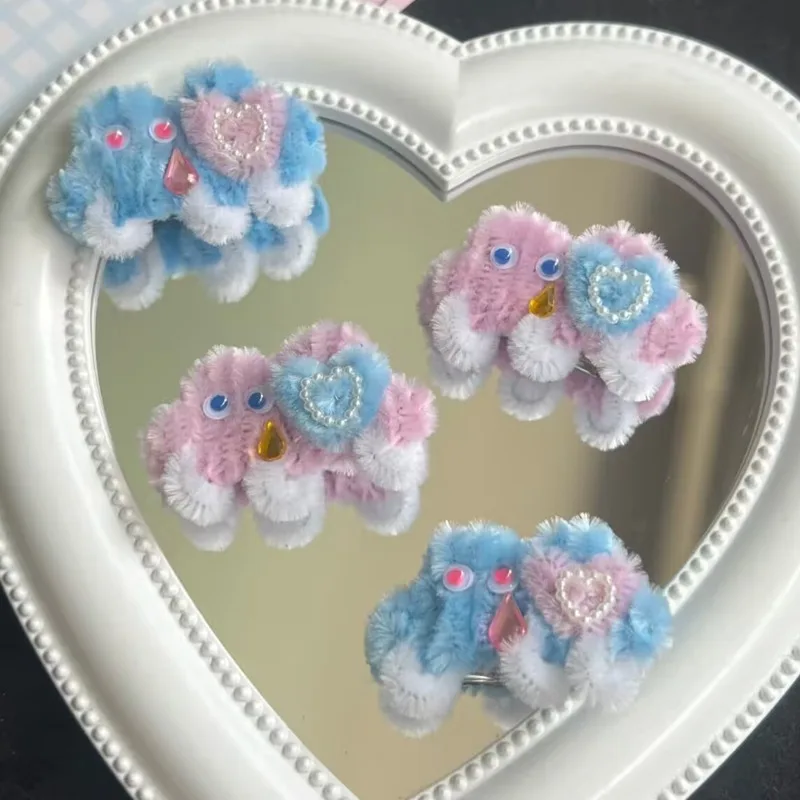 

Cute Hair Clip Love Cloud Twisting Stick Cute Kids Fun Sweet Cool Bang Y2K Girl Duck Mouth Hair Clip Accesorios Para El Cabello