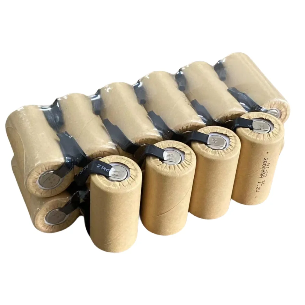 Rechargeable Batteries 2800mah 1.2v NI-CD For Makita Bosch B&D Hitachi Metabo Dewalt Electric Screwdriver