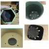 50Pcs Flowers Pot Drainage Hole Grid Mats Diameter 2.5/4.5/7.5cm Round Bonsai Planter Bottom Mesh Pads Plants Ventilation Trays 5