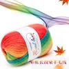 Rainbow color wool segment dyed clothes wool thread upgraded version color gradual change color wool 1pcs 2