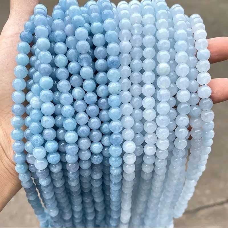 Natural Southern Jade Dark Stone Beads for Jewelry Making - Round Spacer Jasper Beads in Various Sizes