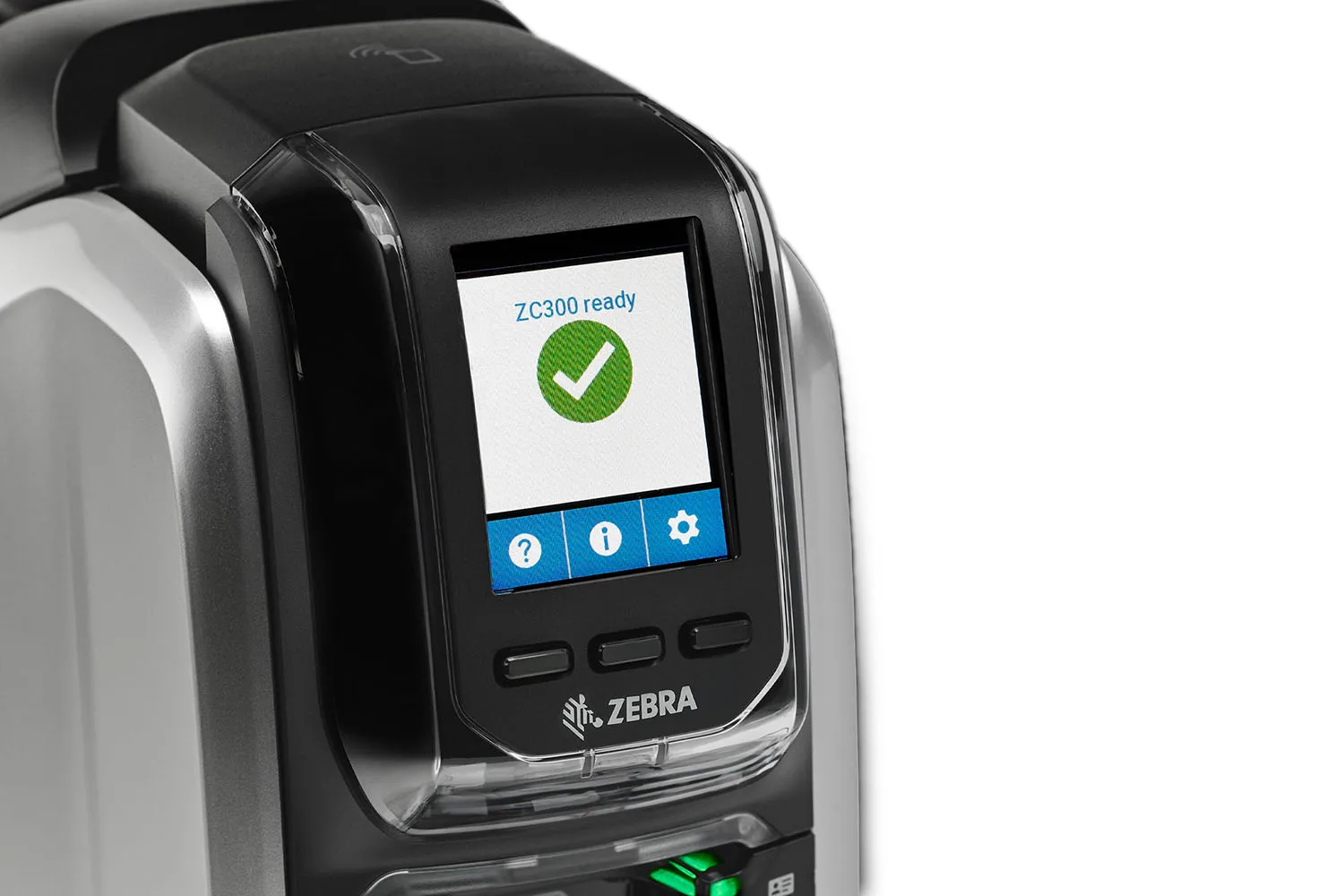 Zebra ZC300 프린터, 단면 및 양면 플라스틱 PVC 카드 프린터, 300 DPI, 비즈니스, 공공기관, 병원용 컬러 프린터