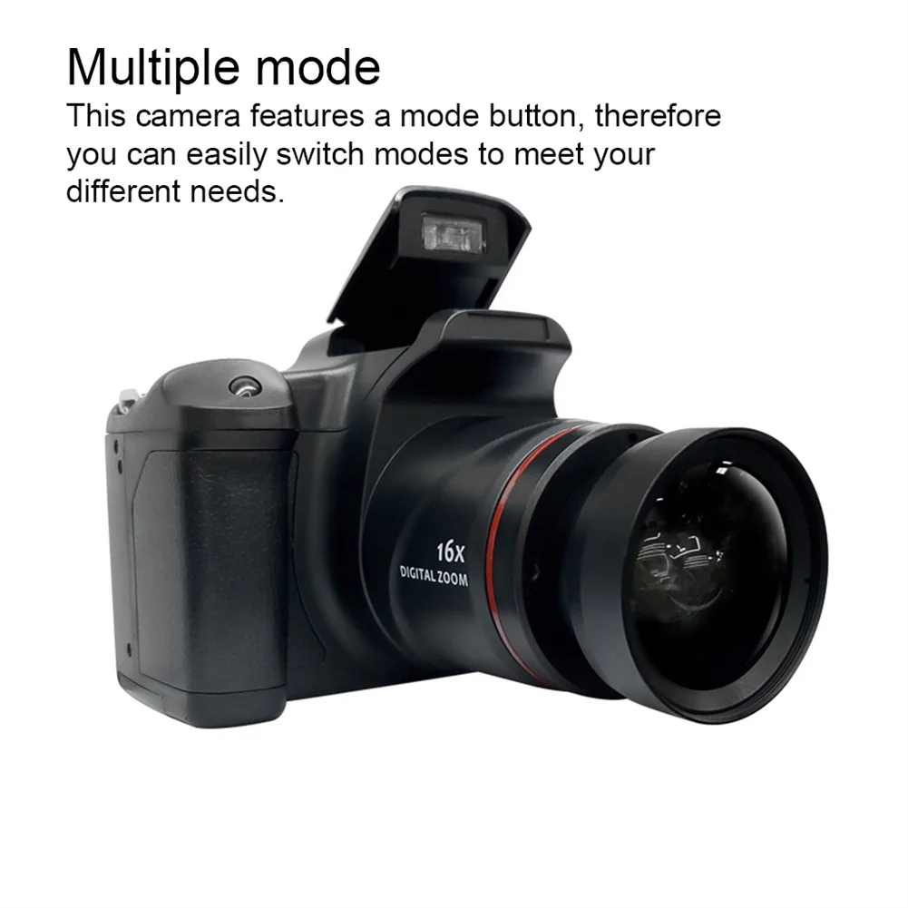 Digital Camera Battery Powered Long Zoom Digital Camera With 2.4″ Screen Wide-Angle Lens For Beginner Professional Photographer