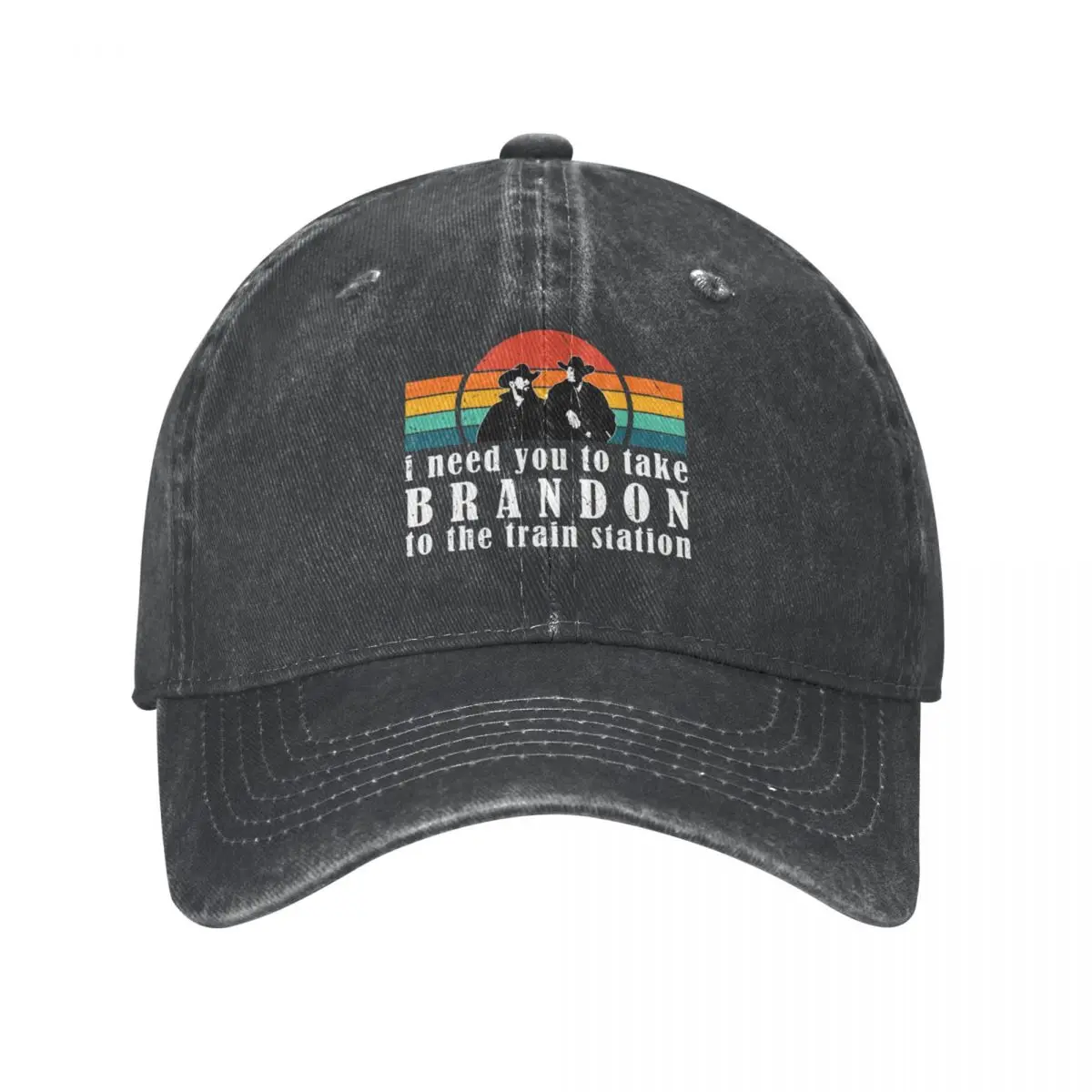 

Retro Vintage I Need You To Take Brandon To The Train Station Cowboy Hat New Hat Hats For Women Men'S
