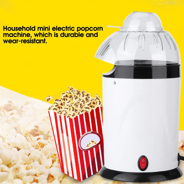 Máquina eléctrica para hacer palomitas de maíz con 1200 W, no necesita  aceite, aperitivo saludable y delicioso para niños, adultos. Ideal para