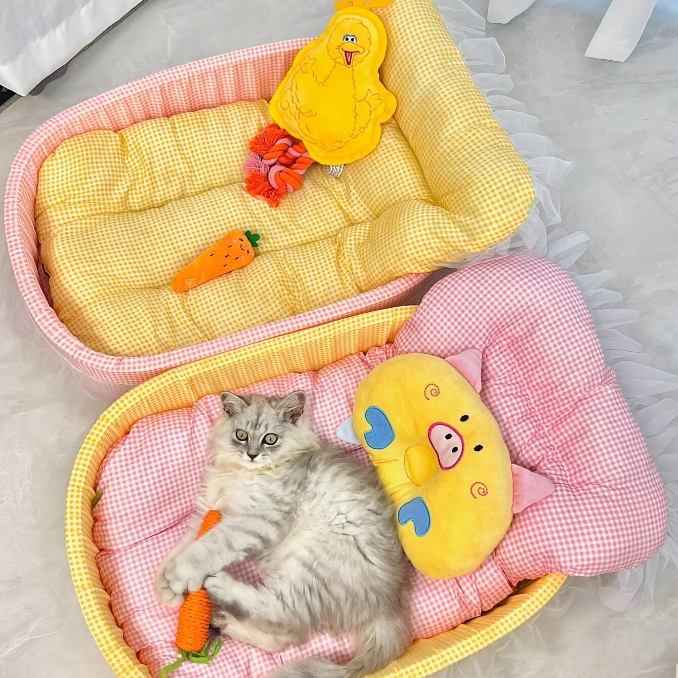 Princess Plush Pet Bed 6