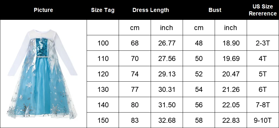 Frozen Costume For Girls 2024 Halloween Carnival Party Dress Up Kids Birthday Clothing Cosplay Snow Queen Elsa Princess Dress