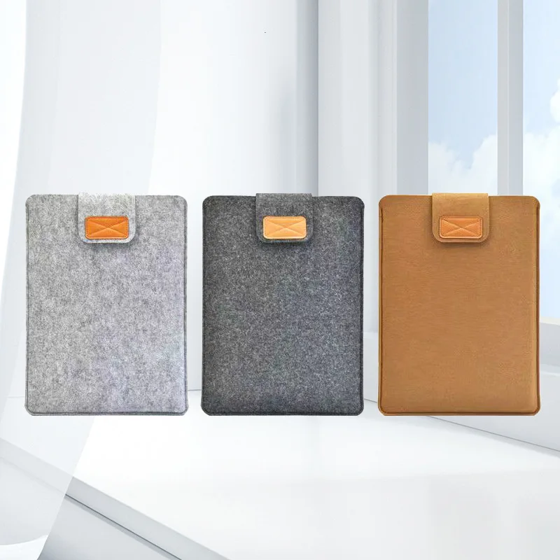Felt sleeve for solid color tablet storage bag, ultra-thin tablet shell sleeve