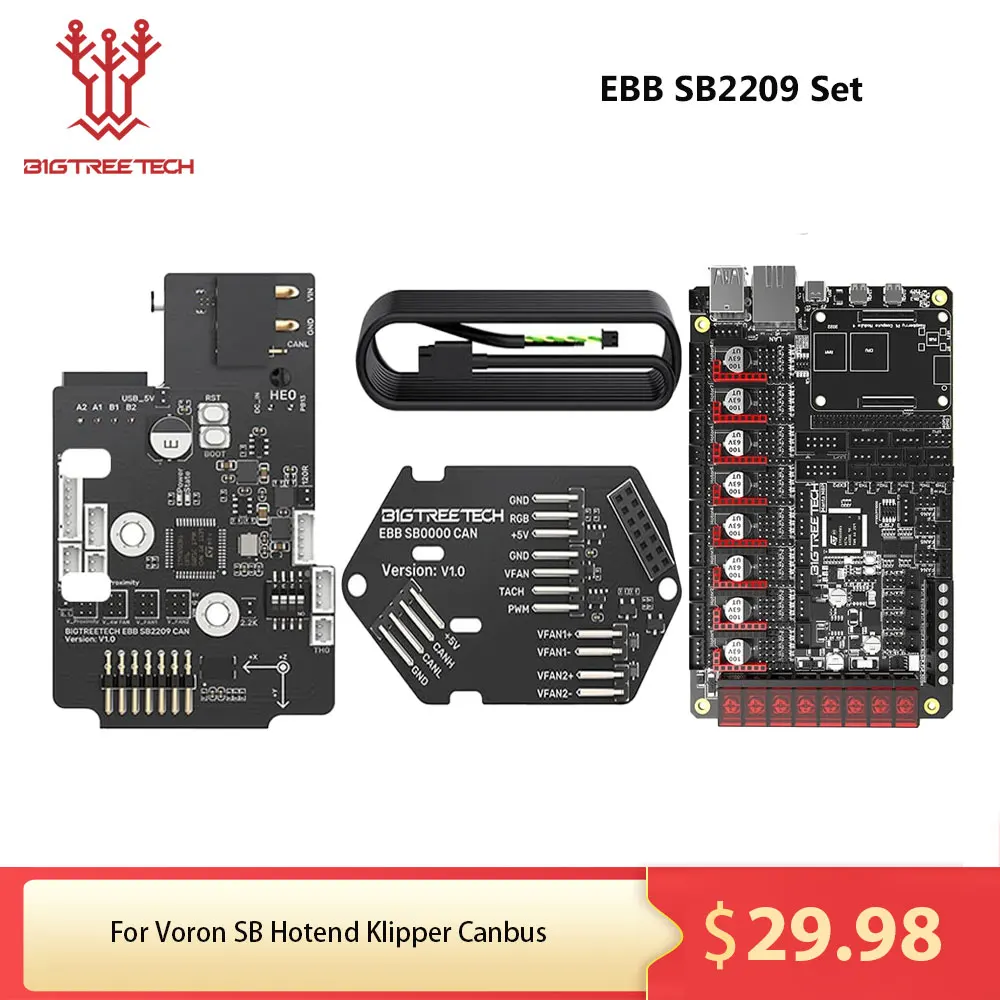 Bigtreetech-stealthburner Extrusora Ebb Sb2209 Can Sb2240 Manta M8p Cb1 Peças da Impressora 3d para Voron sb Hotend Klipper Canbus