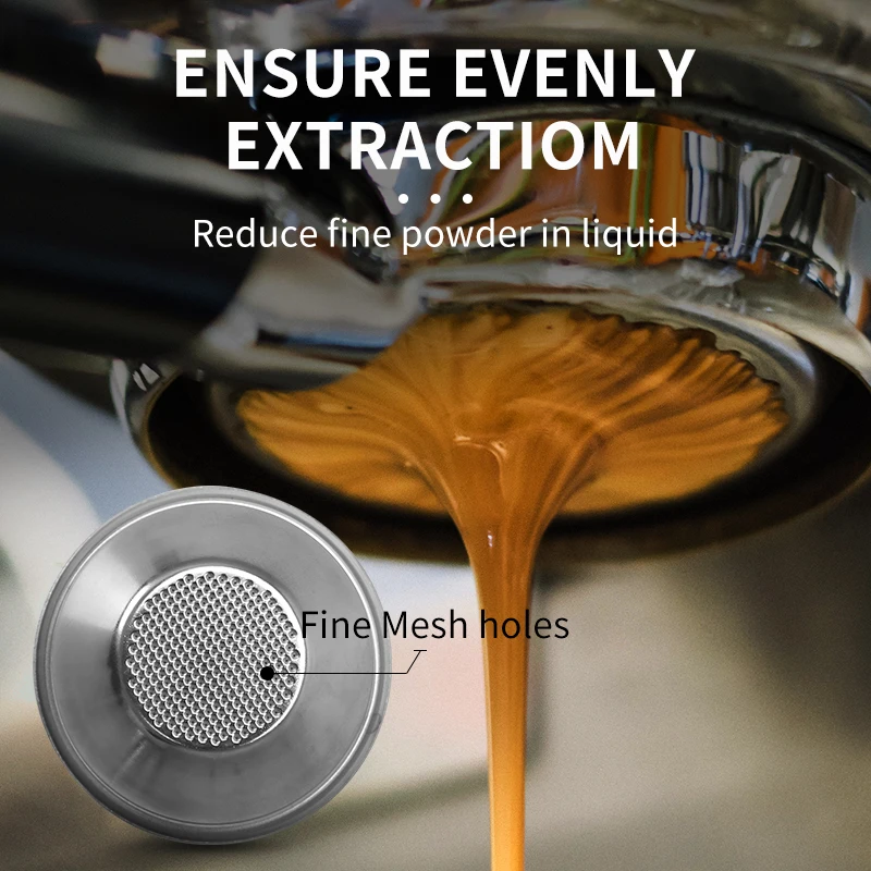 Cestello filtro caffè 54mm per macchine per caffè espresso Breville Sage Accessori Barista non pressurizzato in acciaio inossidabile 304 1 tazza 2 tazze  15