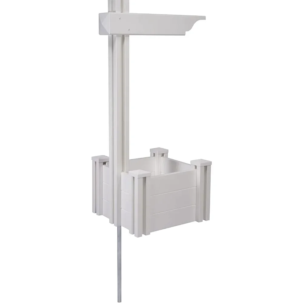ZP19027 Majestic Mailbox Post, White