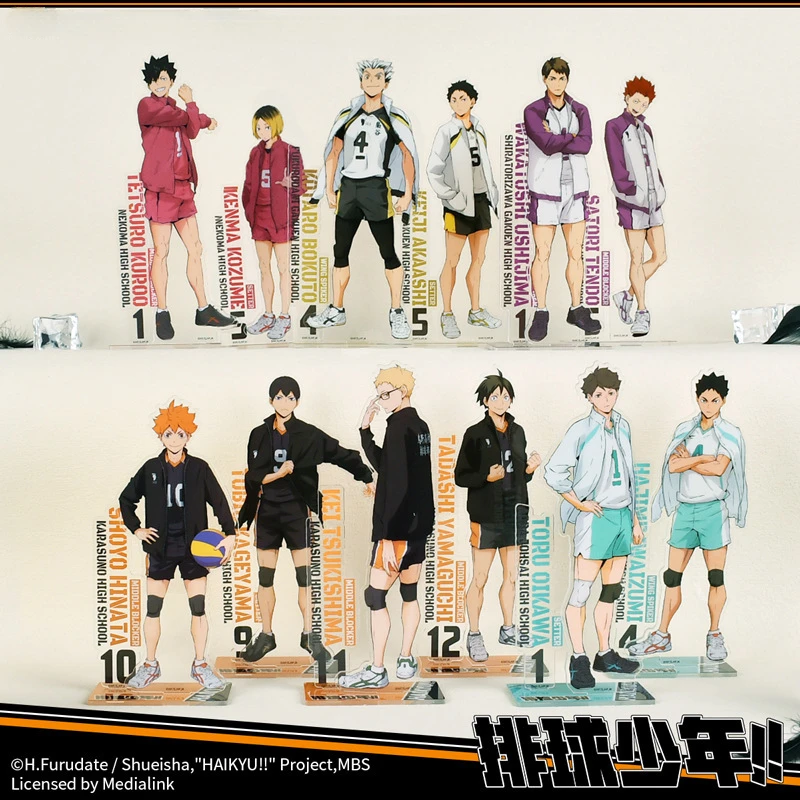

Фигурка аниме Daichi Sawamura Sugawara Koushi Hinata Shoyo, стоящая акриловая Двусторонняя подставка, настольное украшение, коллекционная игрушка в подарок