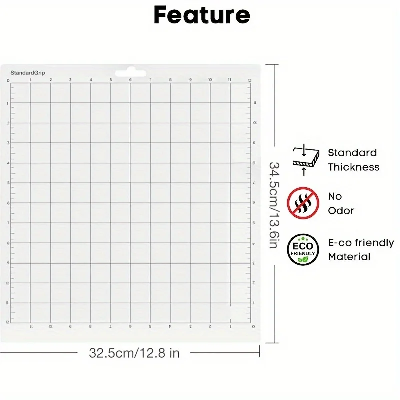 Adhesive Sticky Cutting Mat for Silhouette Cameo 4/3/2/1 12x12inch Vinyl Cutting Mat