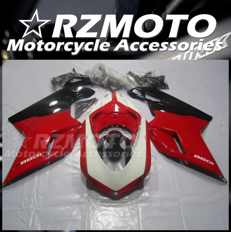 

Новый комплект обтекателей из АБС-пластика, подходит для Ducati 848 1098 1198 Evo 2007 2008 2009 2010 2011 2012 2013 2014, кузов красного цвета на заказ