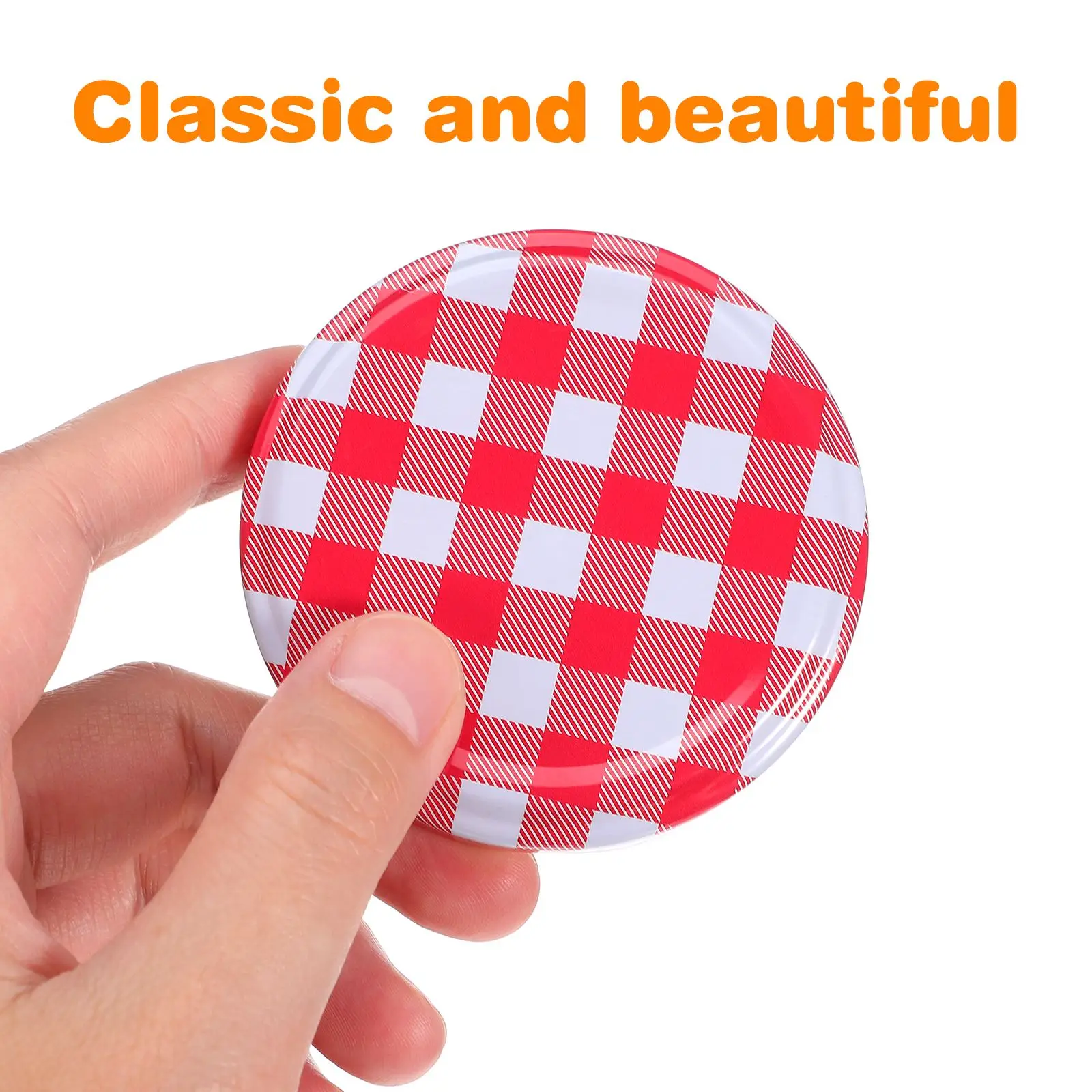 40Pcs Jam Jars Lids Wide Mouth Screw Lids Twist Off Storage Caps For Canning Jars Jam Jar Covers Iron Canning Jar