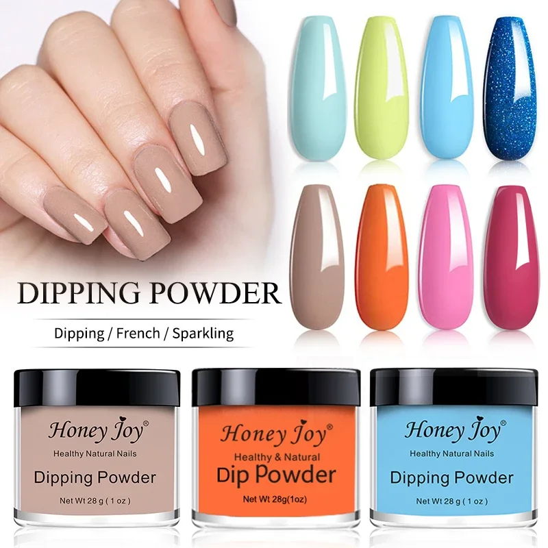 Very Fine Dip Powder Nails 28g/Box Dipping Powder Red Blue Purple No Lamp Cure Summer Gel Nail Polish Salon Effect Natural Dry