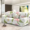 Magnolia Flowers Print Sofa Cover 1/2/3/4 Seater Stretch Slipcover For Living Room Washable Elastic Corner Couch Covers 4