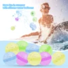 Reusable Water Balloons, Self Sealing & Quick Fill Water Balls with LED Light, Summer Pool Beach Water Toys for Kids Adults 4