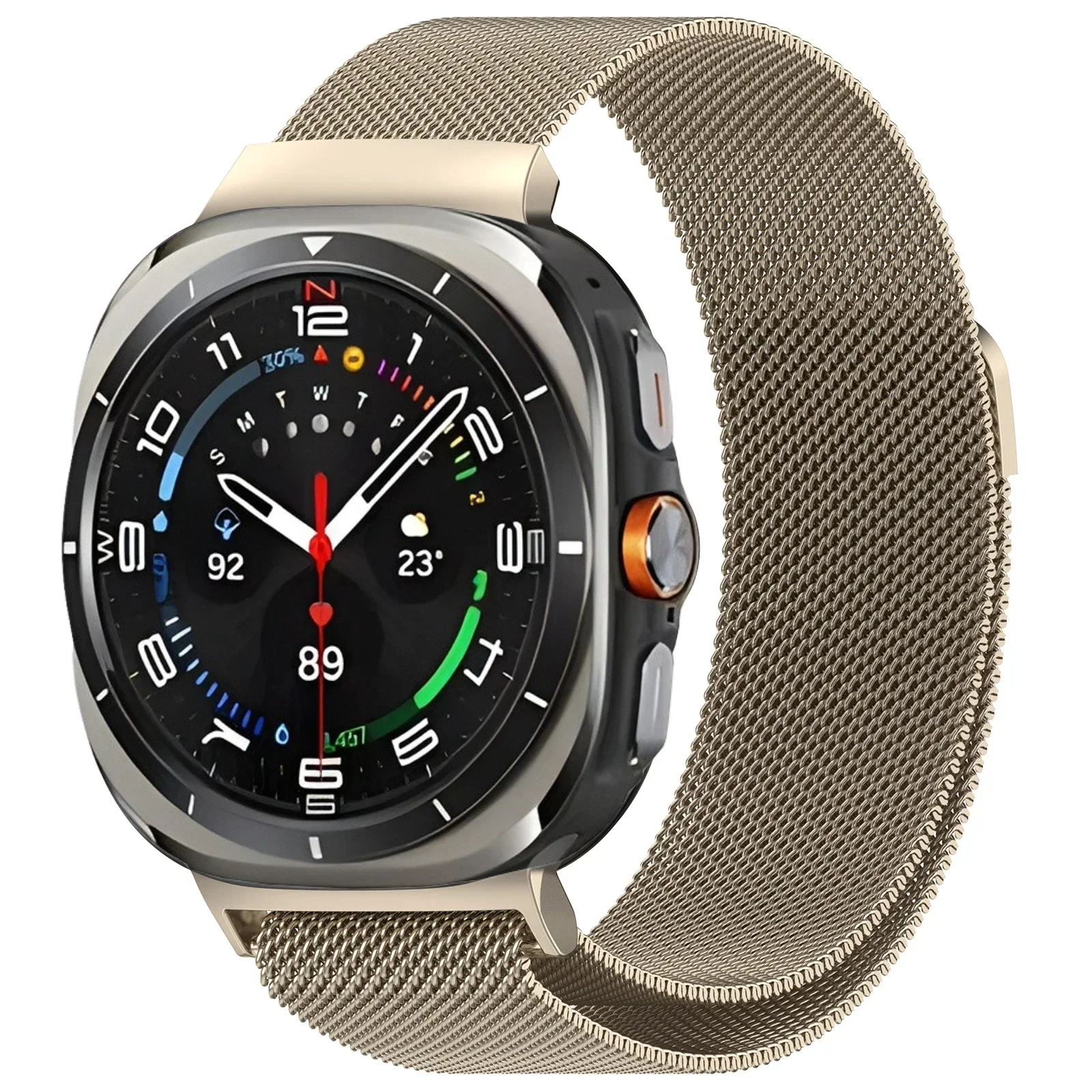 Milanese Loop Stainless Steel Magnetic Watch Bracelet - Ultra 47mm