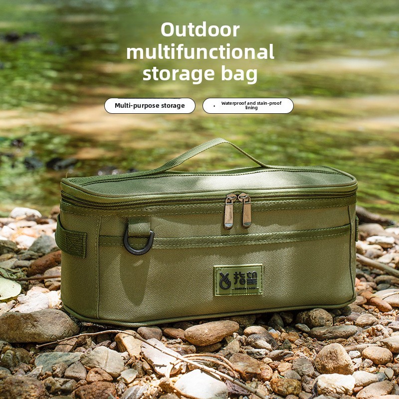 Travel Bag Organizer Outdoor Tool Bags Camping Gas Tank Storage Bag Large Capacity Cookware Multifunction Kit Bags Portable