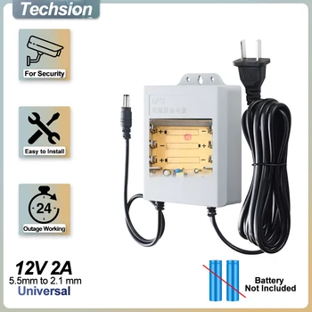 UPS Monitoring Power Outage Endurance Power Supply Without Battery Outdoor CCTV 12V 2A Custom Battery Working System IP Camera 1