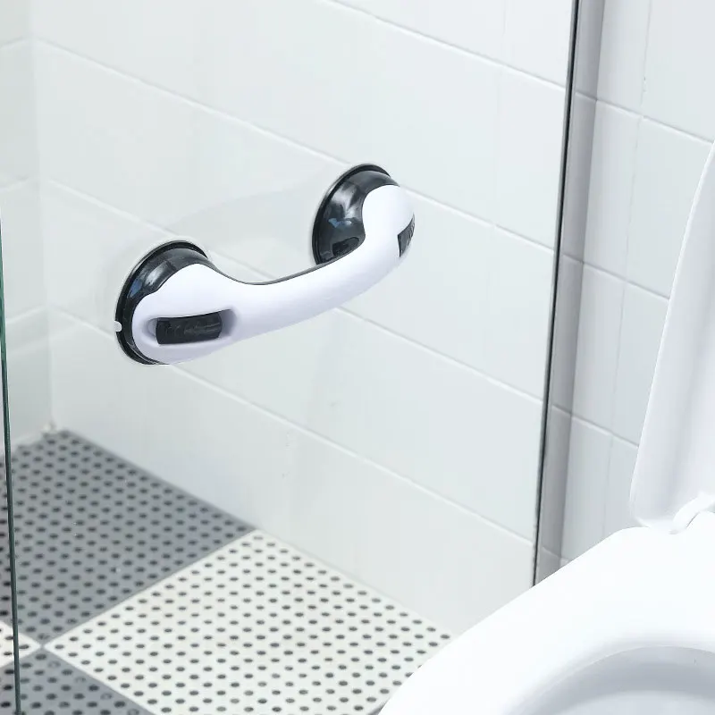 Nail Free Suction Cup Handrail Suction Wall Glass Door Handle Bathroom Door Handle Senior Citizen Handrail Bathroom