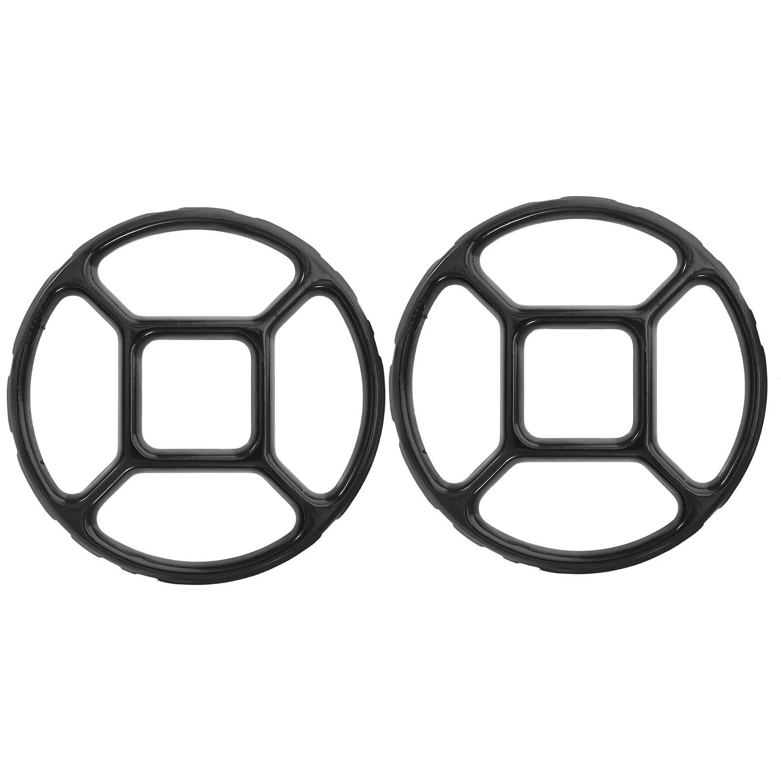 

Callaron Metal Brackets 2Pcs Cast Iron Wok Support Ring Wok Rack Gas Stove Rack Accessories Kitchen Cooktop Range Pan