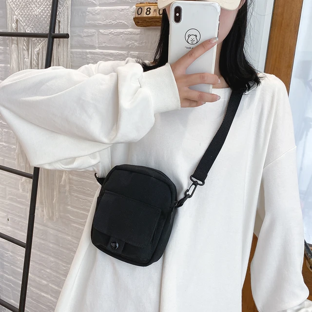 Cheap Fashion Korean Style Cute Canvas Girl Shoulder Bag Sling Bag  Crossbody Bags