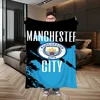 Blanket Oversized Manchester City Logo Plaid Blankets Sofa Decoration Luxury Throw Blankets and Throws Blanket for Sofas Cobija 1