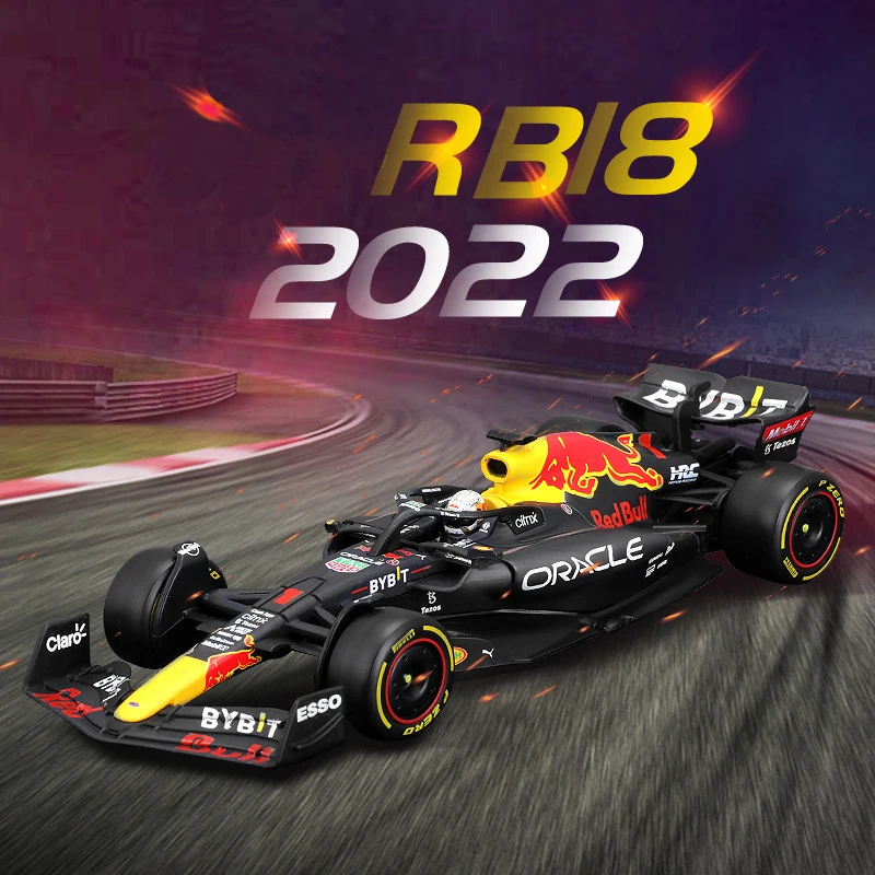 

Bburago 1: 1 F1 Чемпион Red Bull Racing RB18 #1 Verstappen #11 литой автомобиль модель игрушки 2022 Формула автомобиль