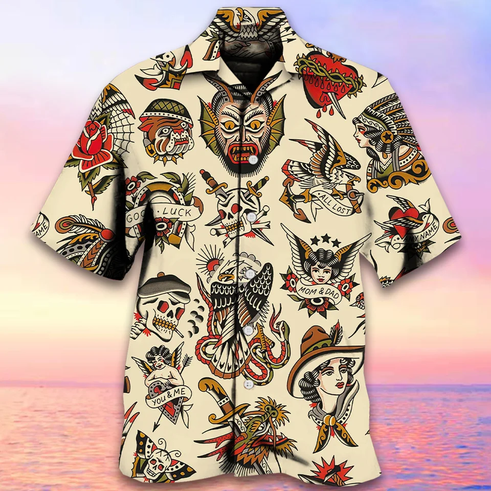 Chemise hawaïenne Pierre Cardin All Over Print vintage des années 90 - L – Rokit