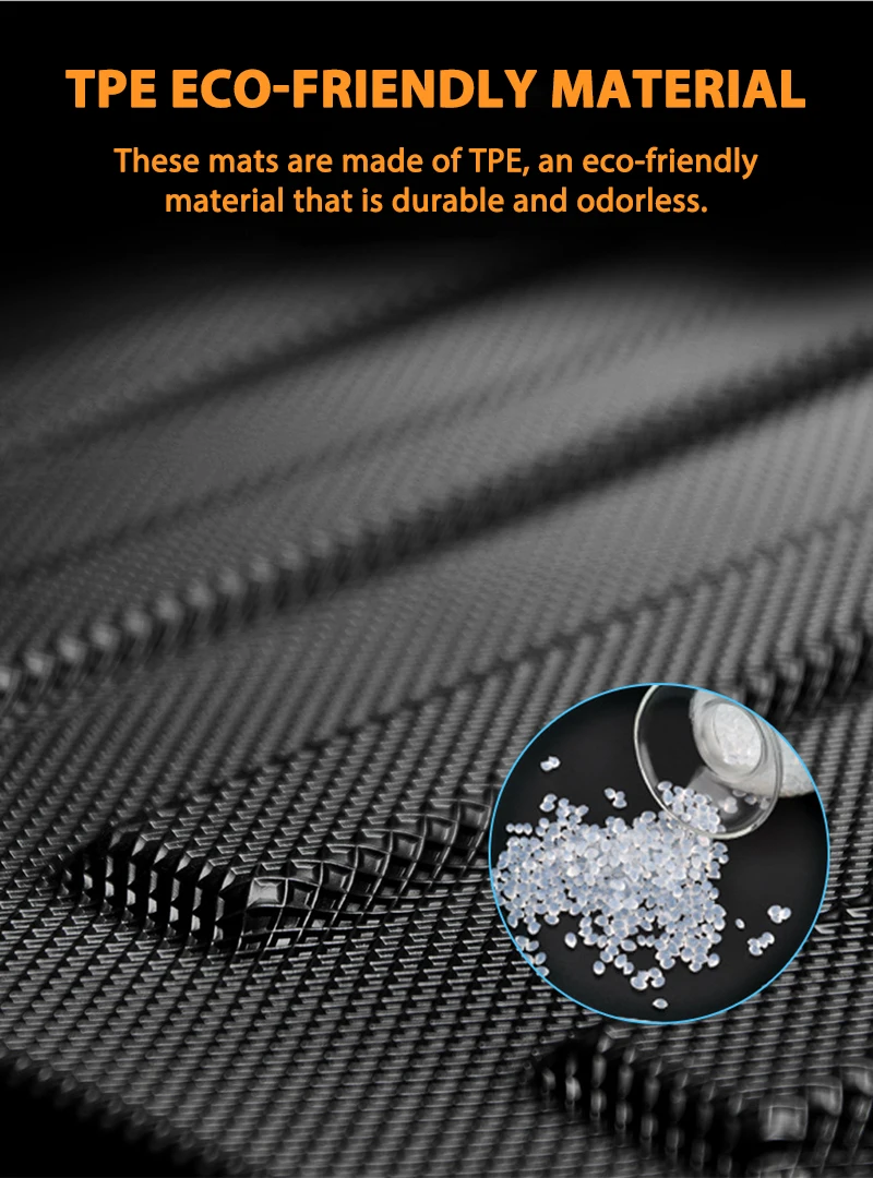 VASTZ Fits BYD ATTO 3 Floor Mat Left Right Rudder Waterproof Wear-resistant Heavy Duty Floor Liner All Weather TPE Cargo Liner