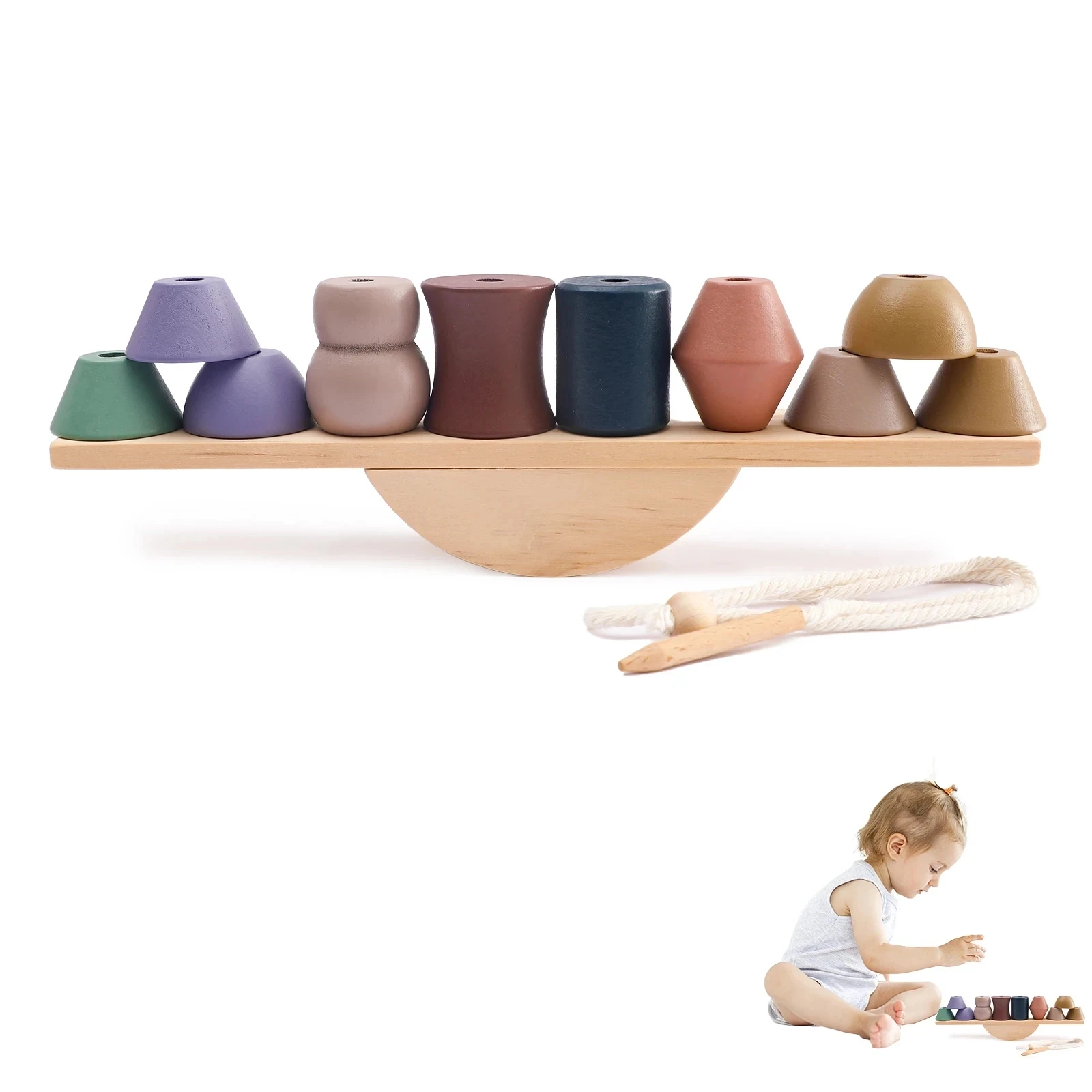 Shape block seesaw