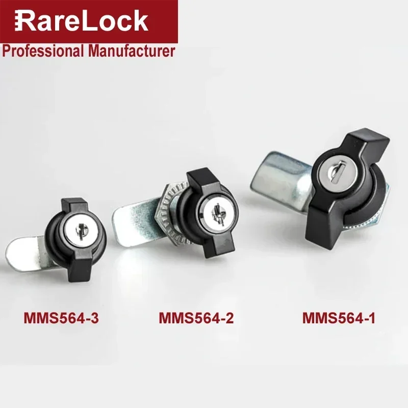 Handle Cabinet Cam Lock for Storage-box Jewelry Case Mail Box Electronic File Cabinet Office Product Industry Rarelock MS564 H