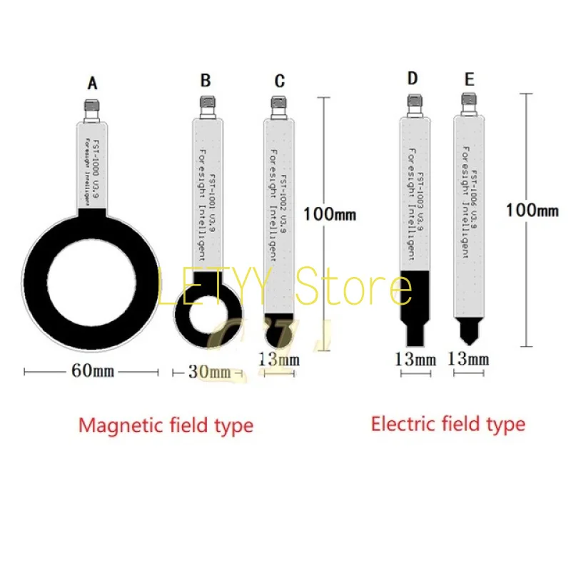 

FST-100X EMC EMI EMS Rectification Near-field Probe Antenna Magnetic Field Electric Field 9K-6G Conducted Radiation