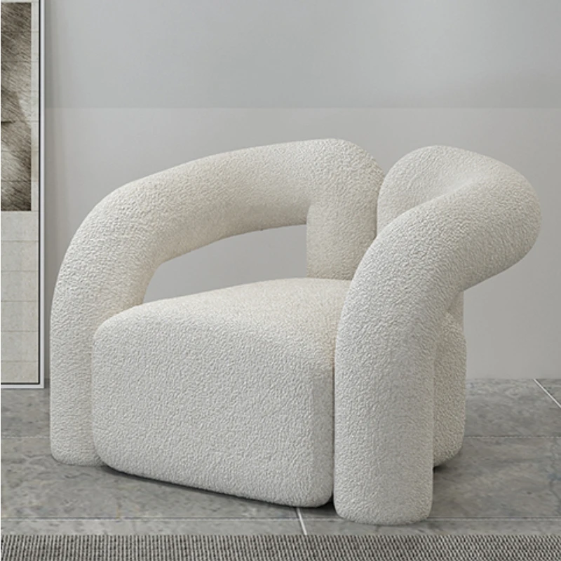

Vanity Nordic Living Room Chairs Sofa Designer Bedroom Armchair Living Room Chairs White Luxury Butaca Design Furniture YY50LC