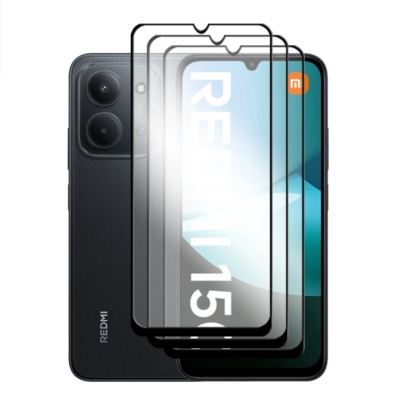 6-in-1 Tempered Glass Screen Protector with Full Cover Lens Film